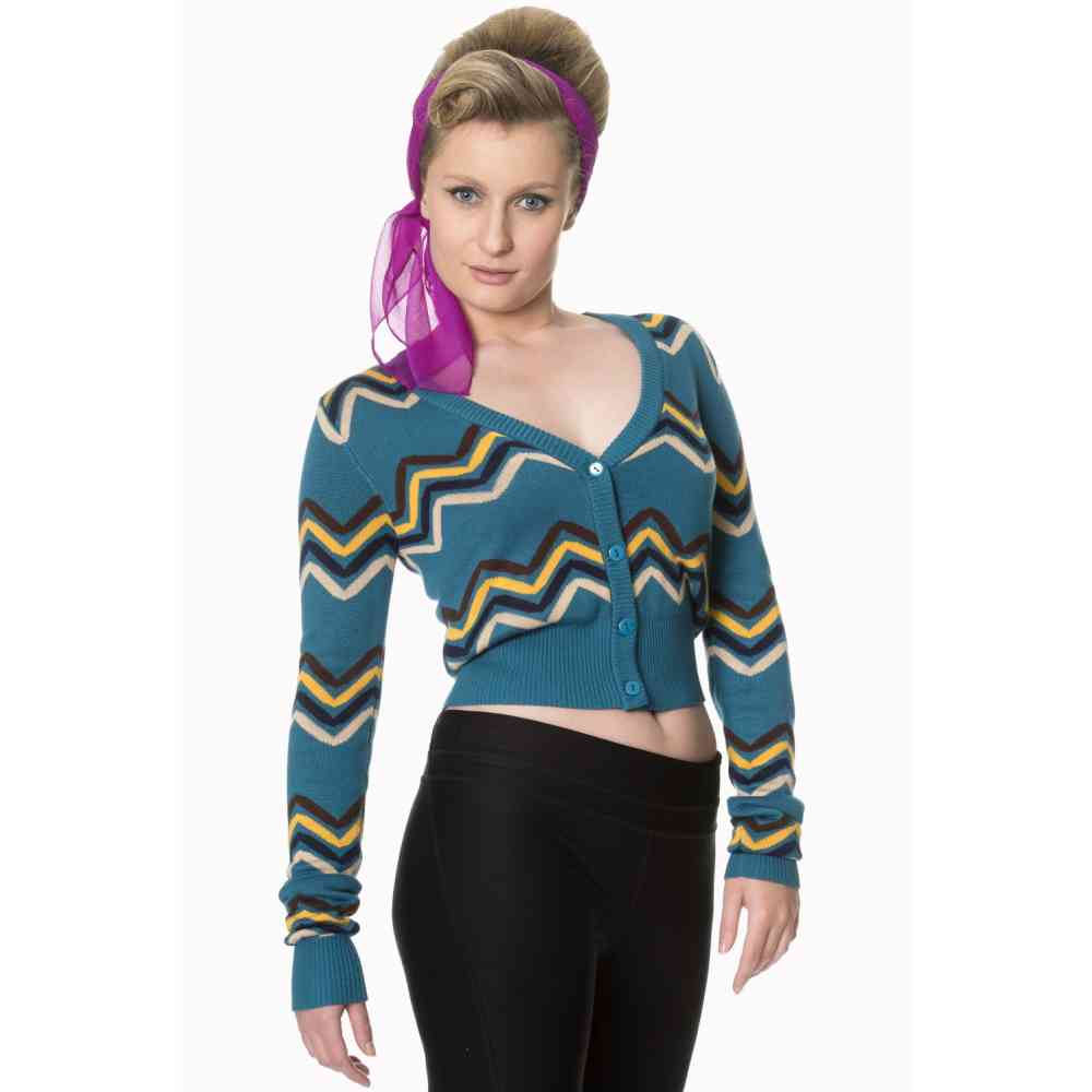 Dancing Days - Good Vibes Cardigan - Blauw